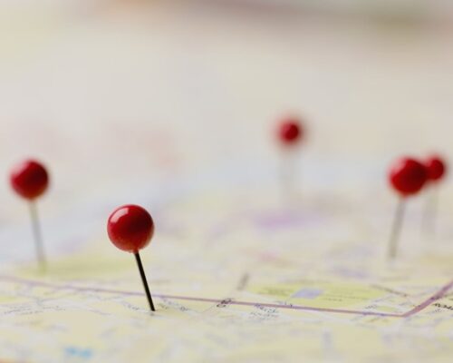 Transportation Points on a Map